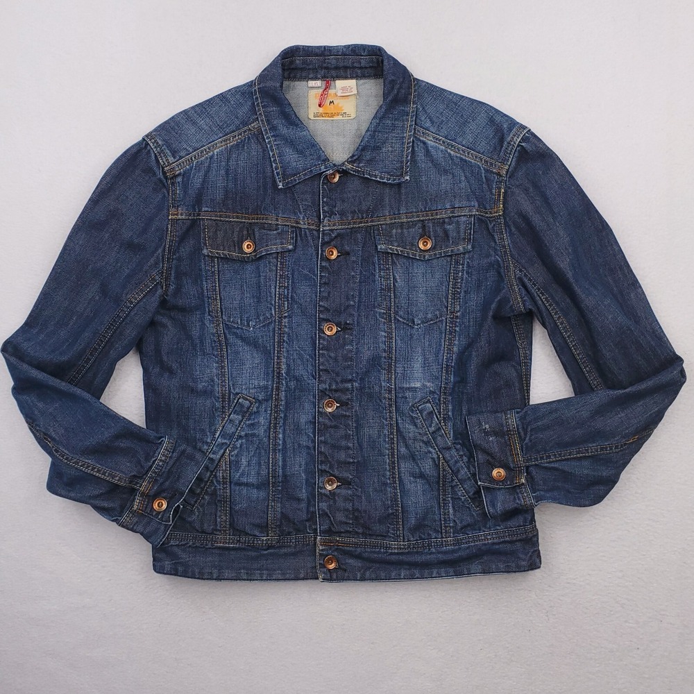 Vintage Parasuco Jacket Womens Large Denim Jean Trucker Y2K 90s Hip Hop